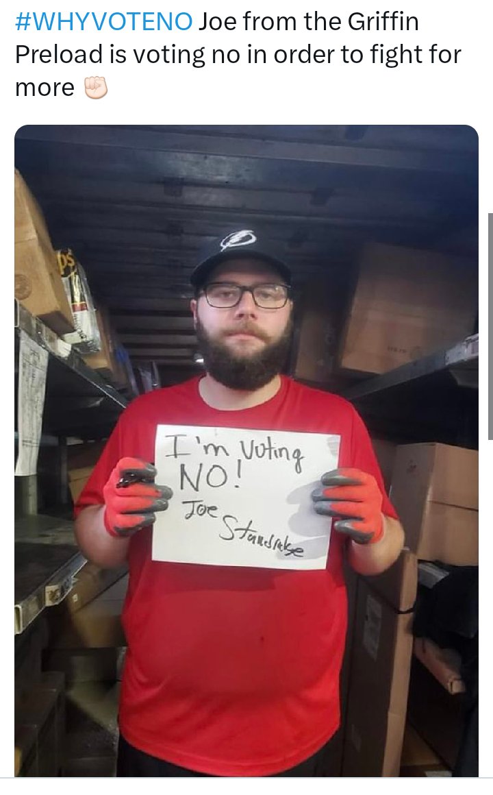 BrJoeBalkis's tweet photo. #sob, the #MarblePalace &amp; their minions are trying to push the concessionary #upsContract. But #members are fighting back. We need to Stop them moving the #Teamsters backwards. We need to get out the #VoteNo in the barns &amp; online as we approach the deadline. Vote No &amp; organize it https://t.co/QDS6U1w8vD