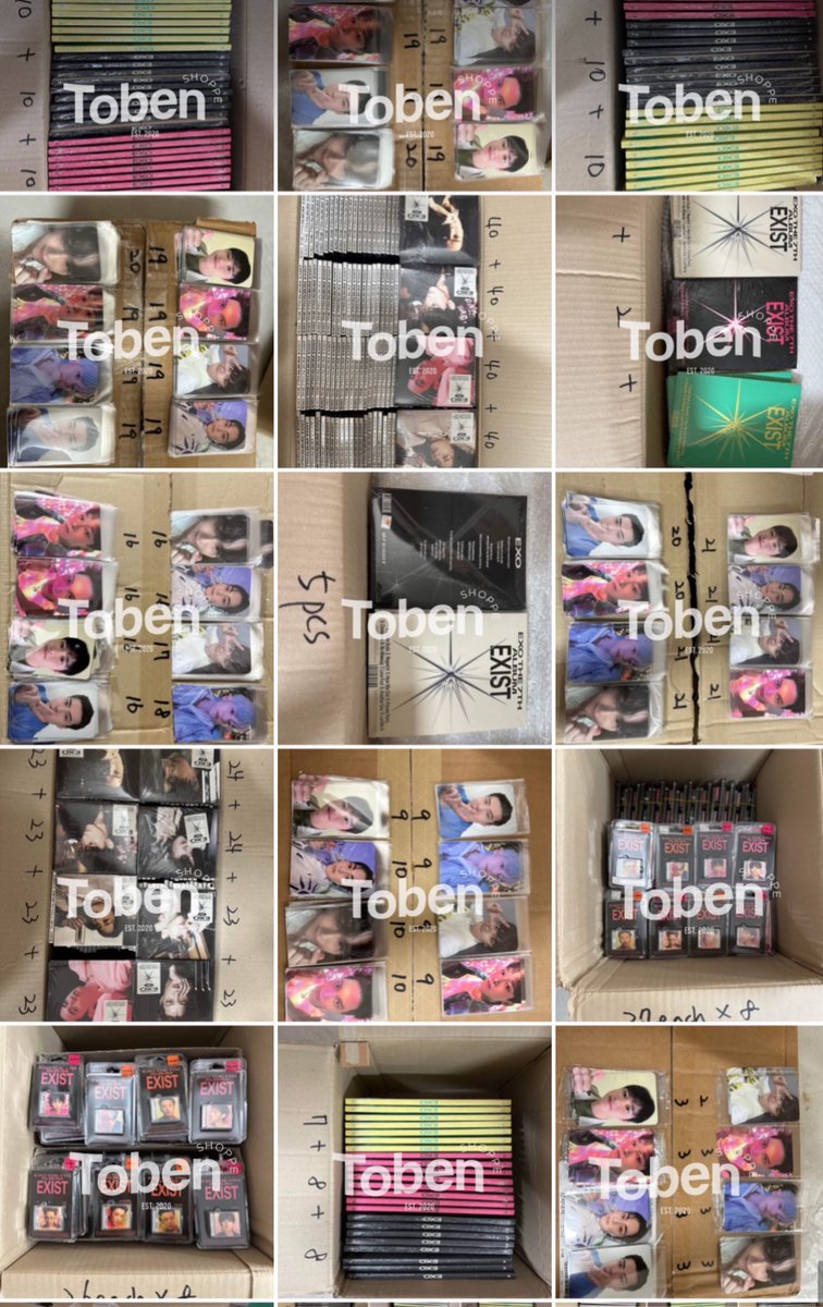 thetobenshoppe's tweet photo. #TobenShoppe_Update

EXO EXIST with POB 

All albums have already arrived at our KR address and was picked up kanina by the courier. ETA is still tba, will update once all 5 jumbo boxes are loaded po sa vessel. Thank you! 💙 

For more updates please check your email or our update page below. 

Order update page: https://t.co/gVvheABogZ