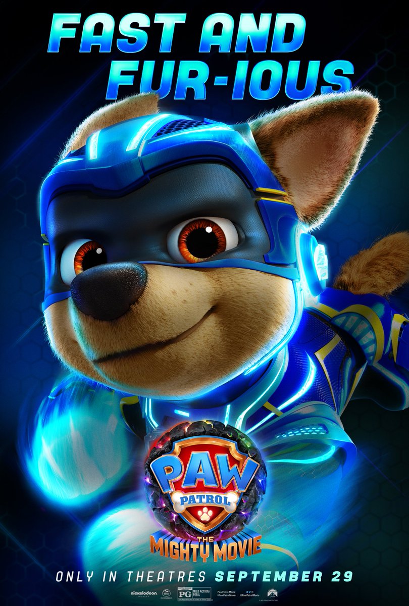 He feels the need… the need for super speed! ⚡Chase is on the case in PAW Patrol: The Mighty Movie. #PAWPatrolMovie