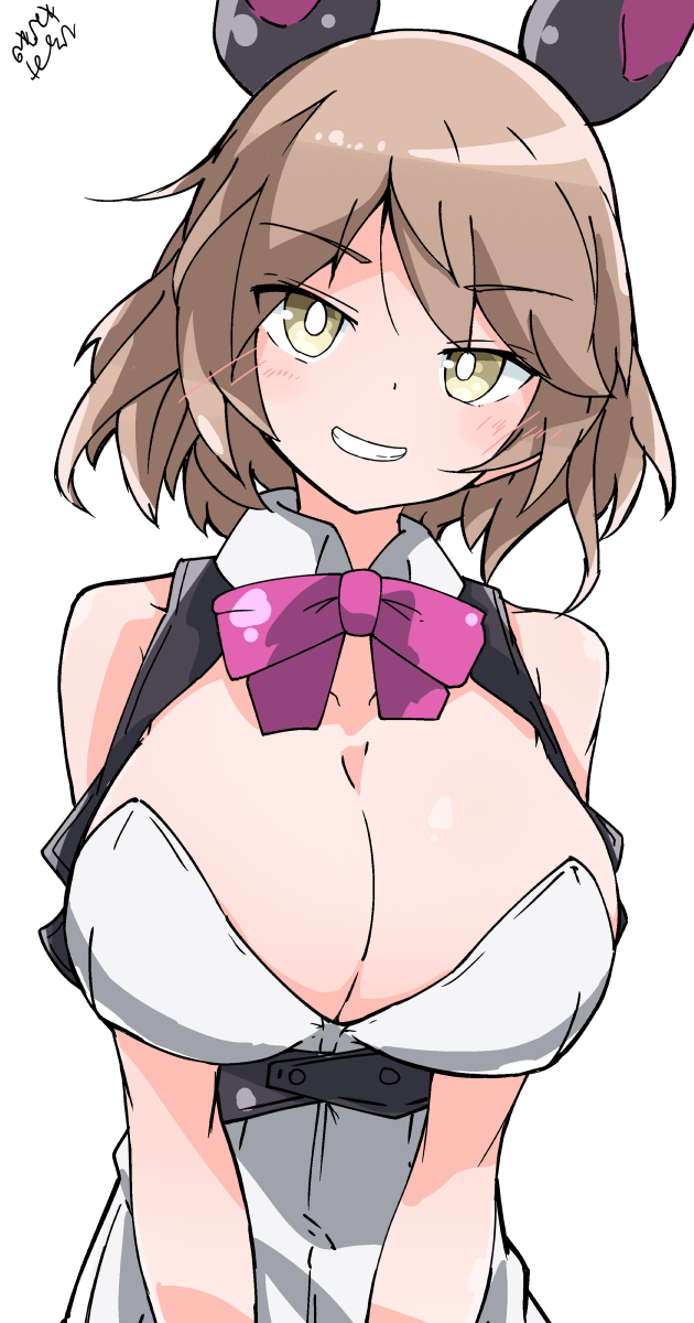 「きっと絵伝ちゃんのバニーで盛り上がってることでしょうそこのあなた( 'ω')尾長」|ヒフミねじれのイラスト