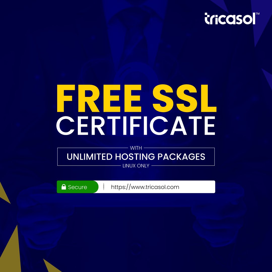 tricasol's tweet image. It is time to make your website secure without paying any additional charges. 𝐓𝐑𝐈𝐂𝐀𝐒𝐎𝐋 is here to provide a free SSL Certificate for your best experience along with your hosting plan.
#webhostingplan #hostingservice #webhostingcompany #linuxhosting #sharedhosting