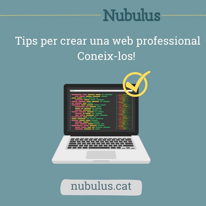 Nubulusws's tweet photo. Tips per crear una #webprofessional, a l'hora de dissenyar la teva pàgina web has de tenir en compte:
Objectiu de la pàgina web, segmentació del públic objectiu, KW, mapa web i creació de contingut d'interès.
Contacta amb nosaltres.
https://t.co/JUYJj3QOu2 https://t.co/3Yn3RJBs08