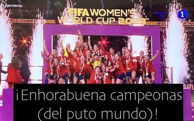 felopri's tweet photo. @karmel Ya ves, hay gente que no cambia ni a palos. 

Al menos ayuda a dar más visibilidad y a valorar más el trabajo de estas deportistas que tan bien lo han hecho.

Enhorabuena @SEFutbolFem 🏆⭐️⚽️ https://t.co/EJdya2TMnJ