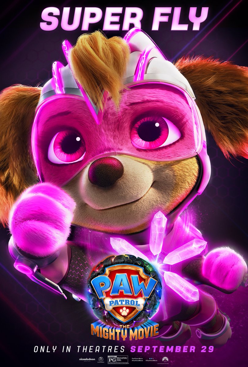 Skye's the limit! 💥 PAW Patrol: The Mighty Movie soars into theatres September 29. #PAWPatrolMovie