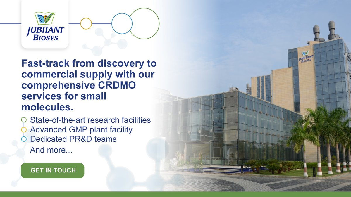 Jubilant Biosys Limited serves the global pharma and biotech industries with comprehensive drug discovery and development services.