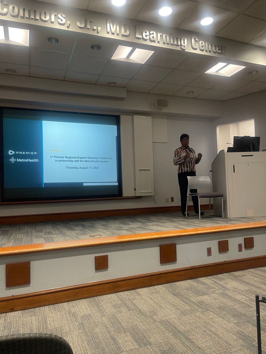 InteractivesNOW's tweet photo. Our CEO, Nicholas Williams, had an amazing visit last week w/ @metrohealthCLE &amp; participated in the @PremierHA #SupplierDiversityFair 💼

#MetroHealth &amp; #PremierInc have showcased their commitment to #diversity &amp; inclusion, fostering connections that extend beyond transactions💪🏾 https://t.co/eJNlZKnhfx
