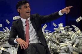 Rishi Sunak “I was worried about those ’hotel’ costs, £6m a day, I thought that is very low, I’m sure I can make profit there.”

So I spent £1.6bn on useless barges and £300m on detention centres that will never be finished.

And I doubled it to £12m, without providing anything.