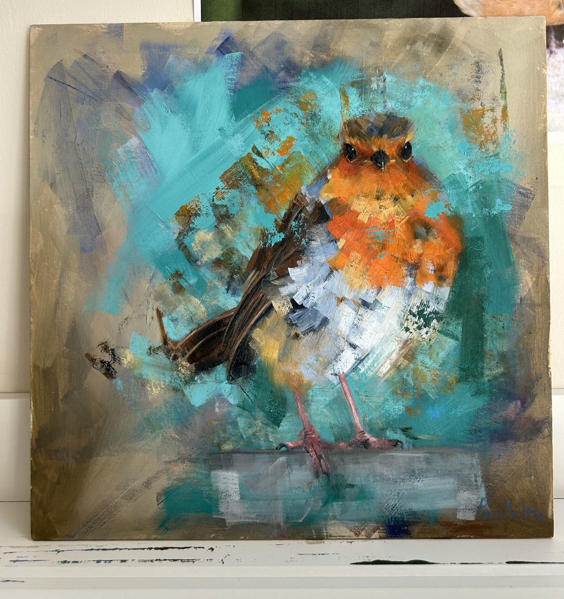 Hattie is finished.
Time to let her dry and complete the next bird painting.
What a lady!
#birds #birdpainting #artist #wildlifeart