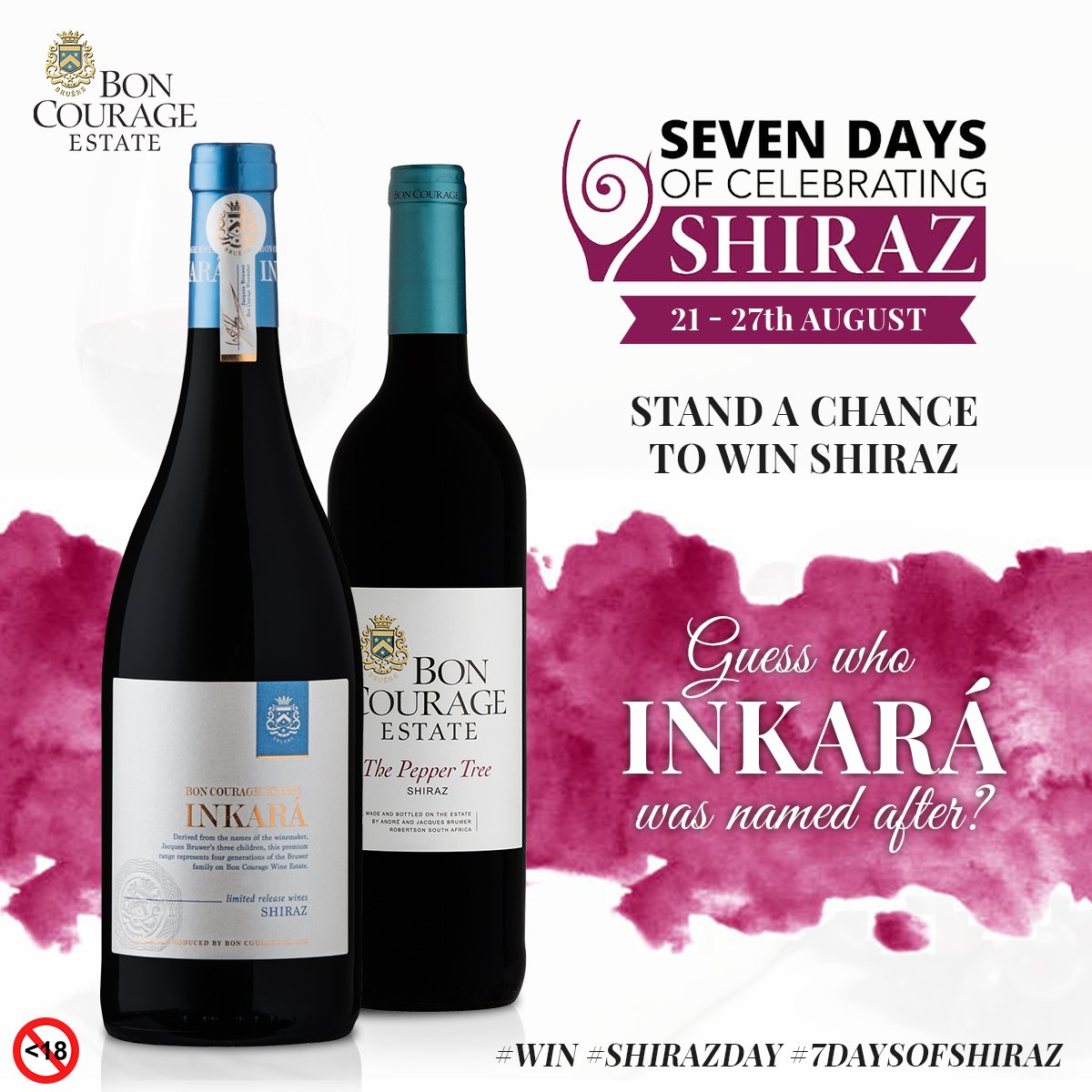 TshepoM61158154's tweet photo. @BonCourageWines Name of 3 children Inge, Karli and Andre and pay tribute to 4th Bruwer's
@Georgekhoza007
@JacksonSelepe
@Nkosina47132701
#COMPETIONTIME https://t.co/lJ9ZPO3XFP