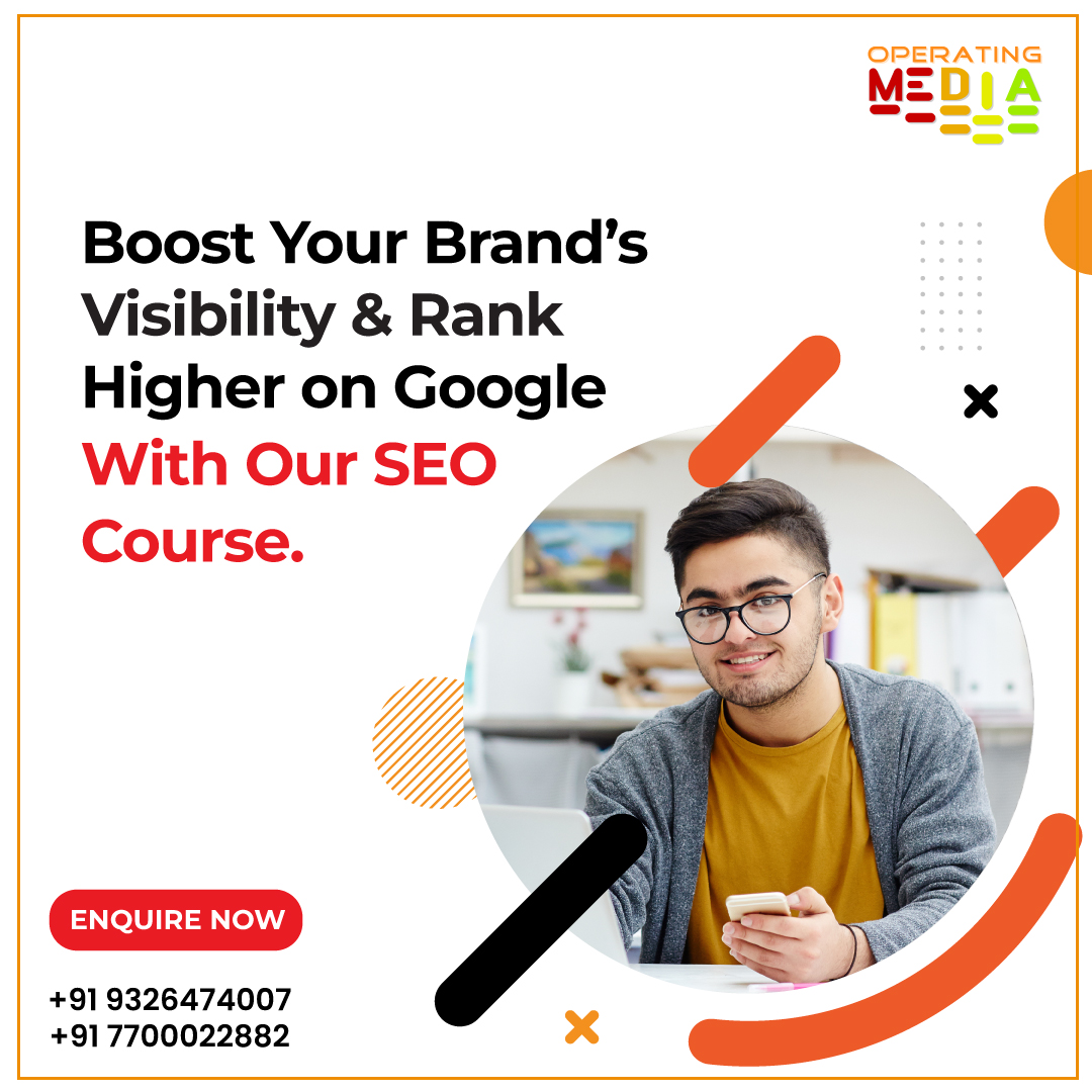 OperatingMedia's tweet photo. Looking to improve your website's search rankings? Our SEO course can help!

For more details 📞 9326474007/ 7700022882. https://t.co/mBio2ceZrv