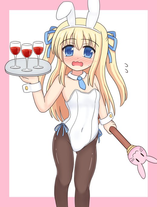 #バニーの日
バニーなミーファちゃんがいると嬉しいなぁと思ったのでバニーなミーファちゃんを描きました 