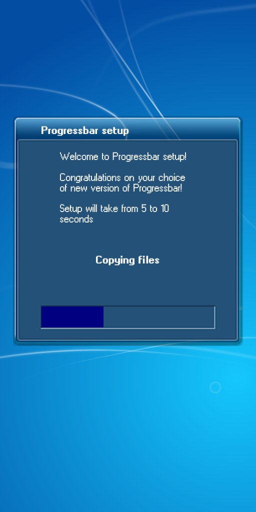 nokteholda's tweet photo. Progressbar Confidental (build 7.2β) #mockups #progressbar95 @Progressbar95 https://t.co/Zxswexnqll