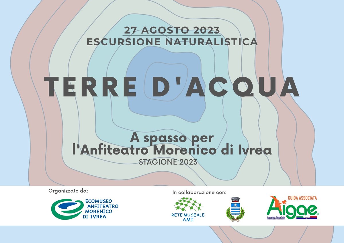 Domenica 27/8, nell'ambito del circuito @retemusealeami, in programma l'escursione naturalistica🌳 TERRE D'ACQUA ad Andrate. 🚶
Prenotazione obbligatoria.😊
👉 tinyurl.com/yn2shv24
#visitpiemonte #visitcanavese #trekking #natura #escursioni #wilderness #holiday #turismo