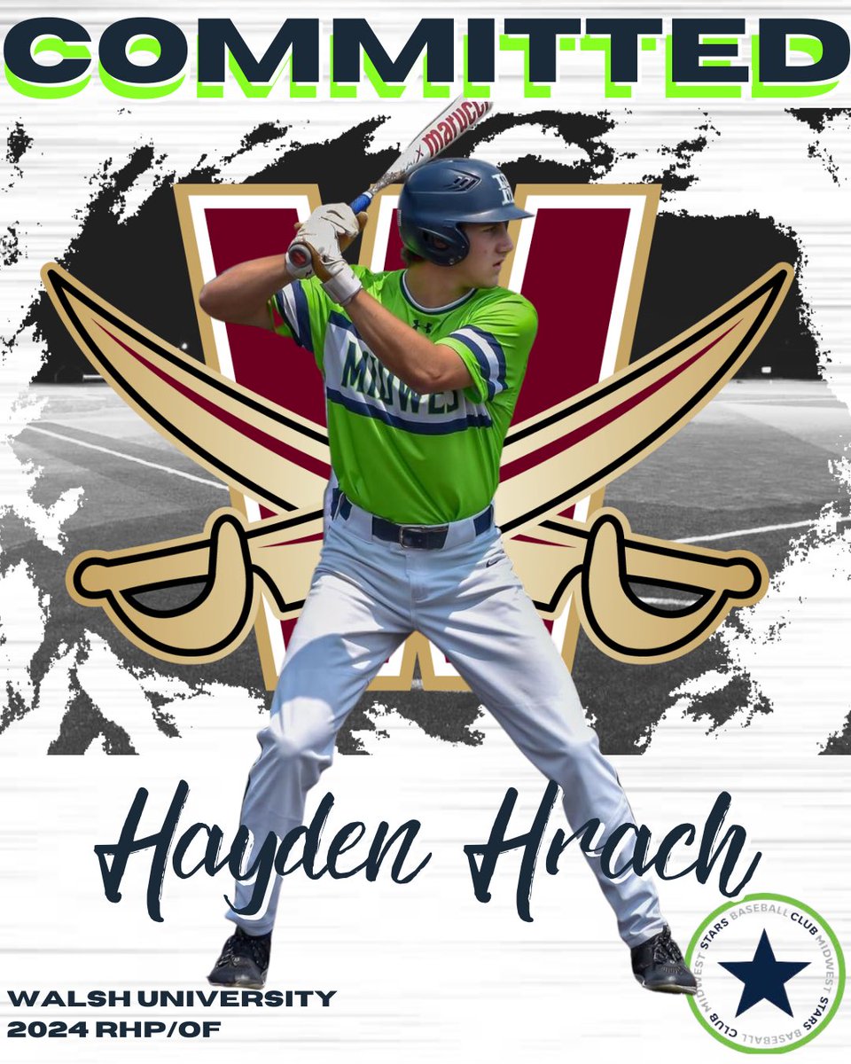 2024 Hayden Hrach commits to Walsh University!