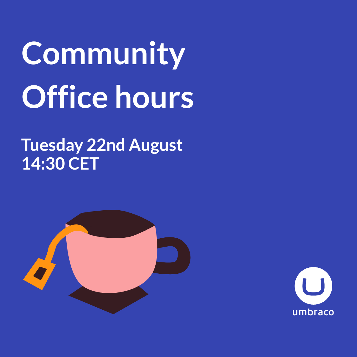 umbraco's tweet photo. 📢 Our next installment of Community Office Hours is happening TOMORROW, Tues 22nd at 14:30 CET.

Join Seb, @EmaBurst &amp; Kevin Jump in an insightful discussion on sustainability in OSS &amp; how Umbraco Tackles this challenge 🌳

Join us here: https://t.co/uUNV0eFVat

#Umbraco https://t.co/bAmlEDSARY