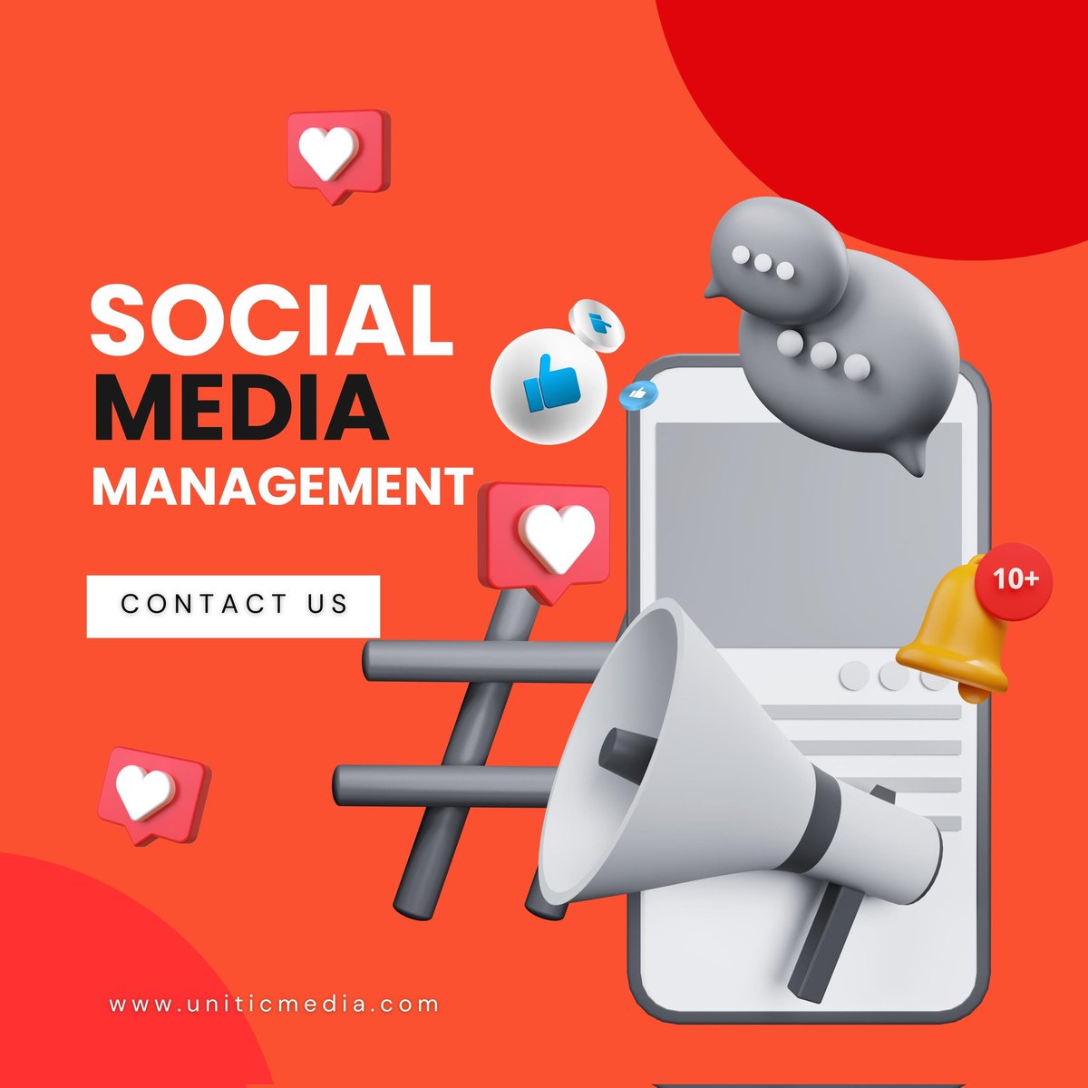 UniticMedia's tweet image. Elevate your online presence with our top-tier social media management service.🚀
Let us handle the strategy, content, and engagement while you focus on what you do best. 🌟
#SocialMediaMasters #OnlineSuccess #DigitalElevation