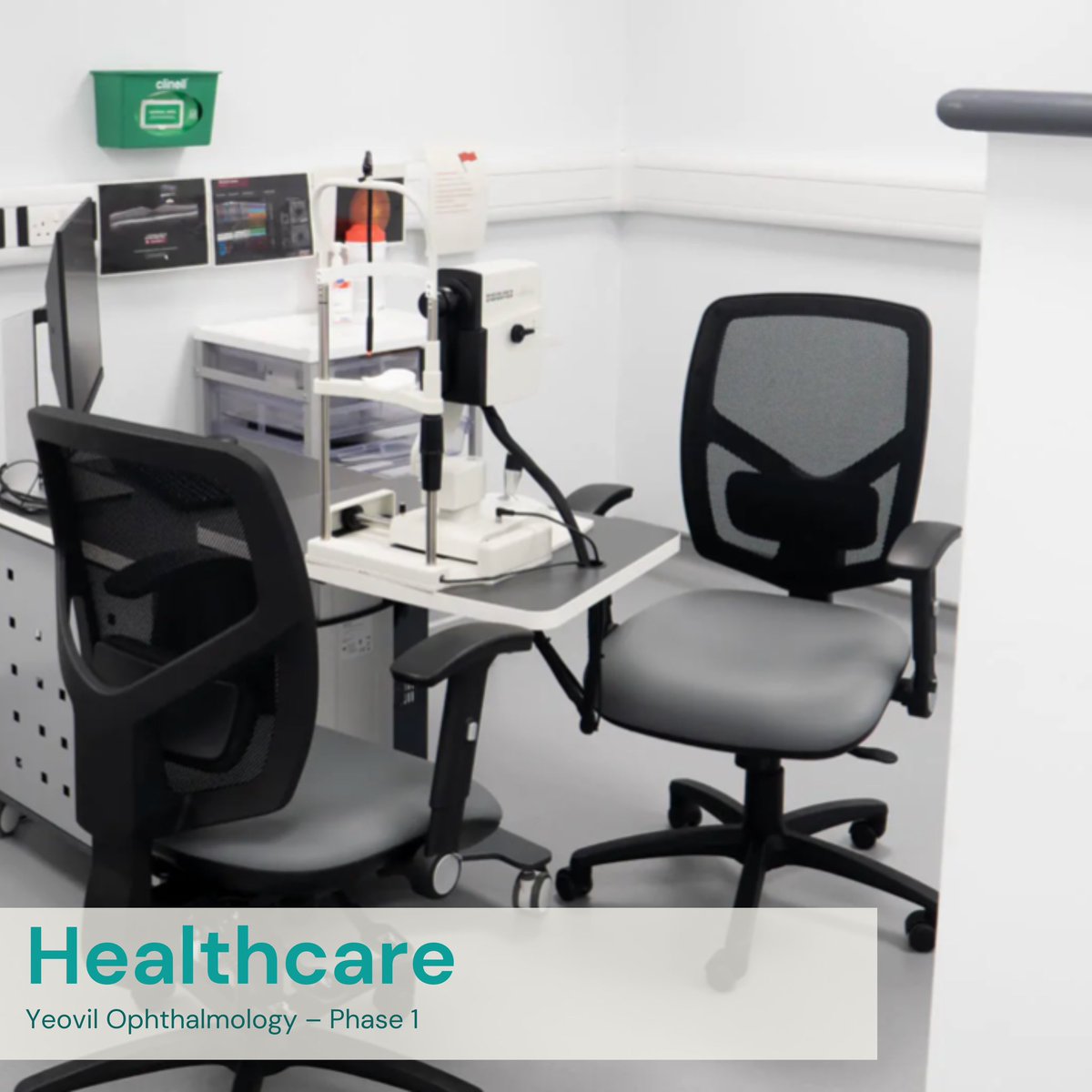 Another exciting #healthcare project completed at Yeovil Ophthalmology Clinic. 

📚 READ MORE: bit.ly/yeovil-ophthal…  

#architecture #project #construction #design #NHS