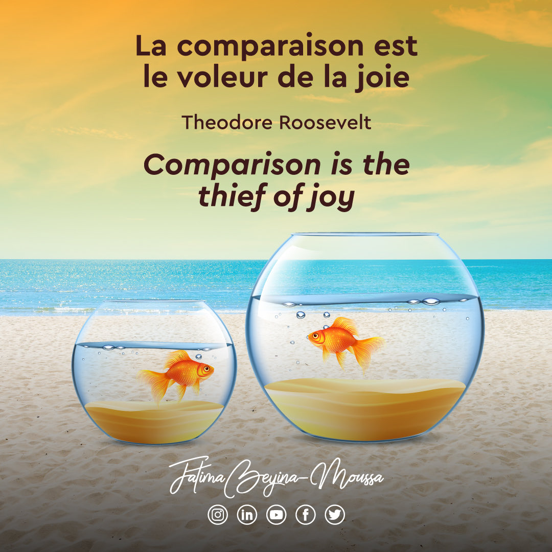 fatimabeyina's tweet photo. Bonjour mes très chers,
Au lieu de passer son temps à se comparer aux autres, il faut apprendre à célébrer nos acquis.
Sinon, la comparaison volera notre joie et nous empêchera de profiter de ce que la vie nous a généreusement offert.
Bonne semaine de joie! #FBM #MondayMotivation https://t.co/mi3Sq1uoCE