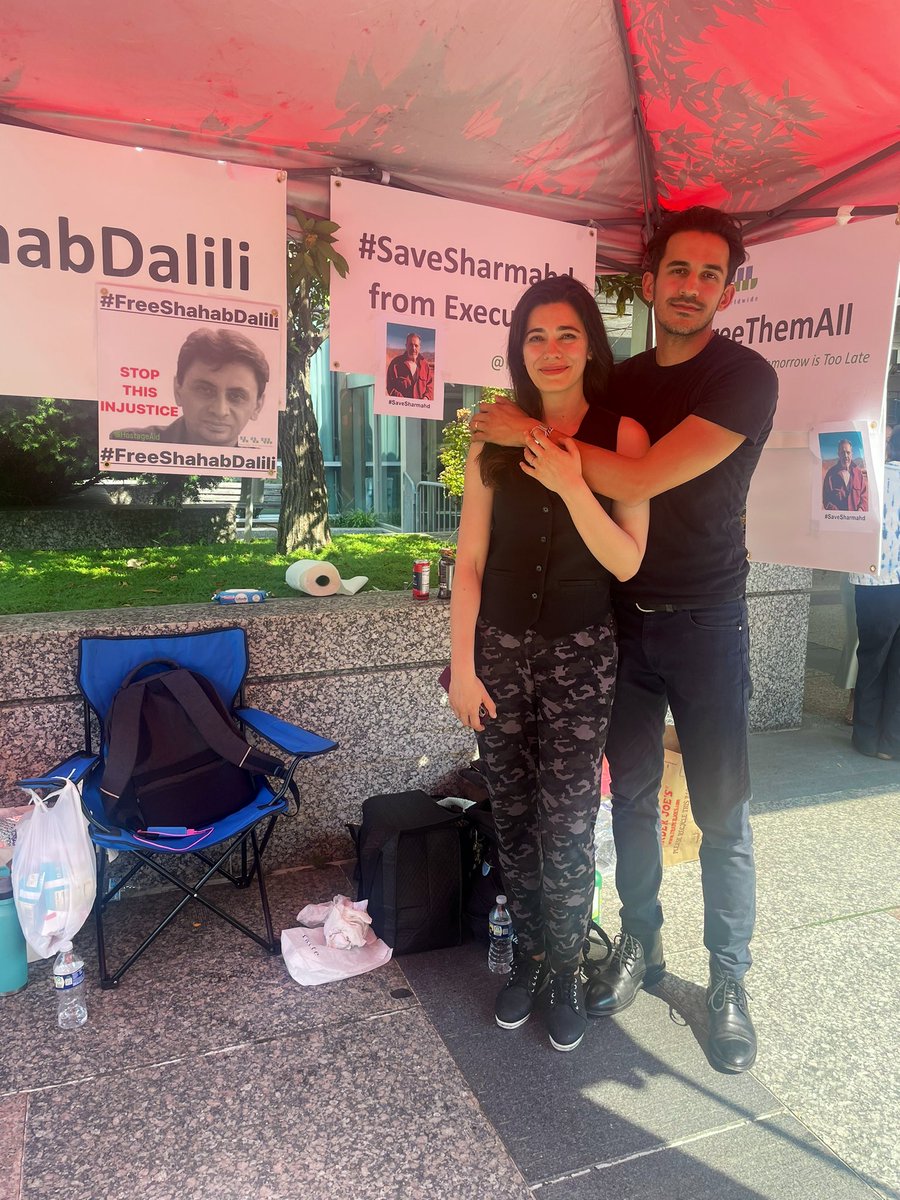 The Sharmahd Siblings, who have fought every second of the last 3 years to save their dad, are now fighting for #ShahabDalili, father of Darian, who has been in prison for 7 years. The @StateDept say they do not know if he is wrongly detained or not, as yet.