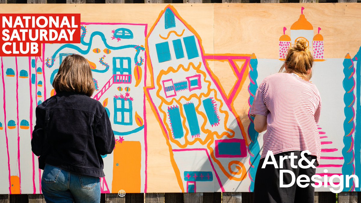 Aged 13-16? Apply now to join your local @natsatclub, @artclassesgroup! Learn new skills, meet inspirational people and visit new places all for free. Find out more: saturday-club.org