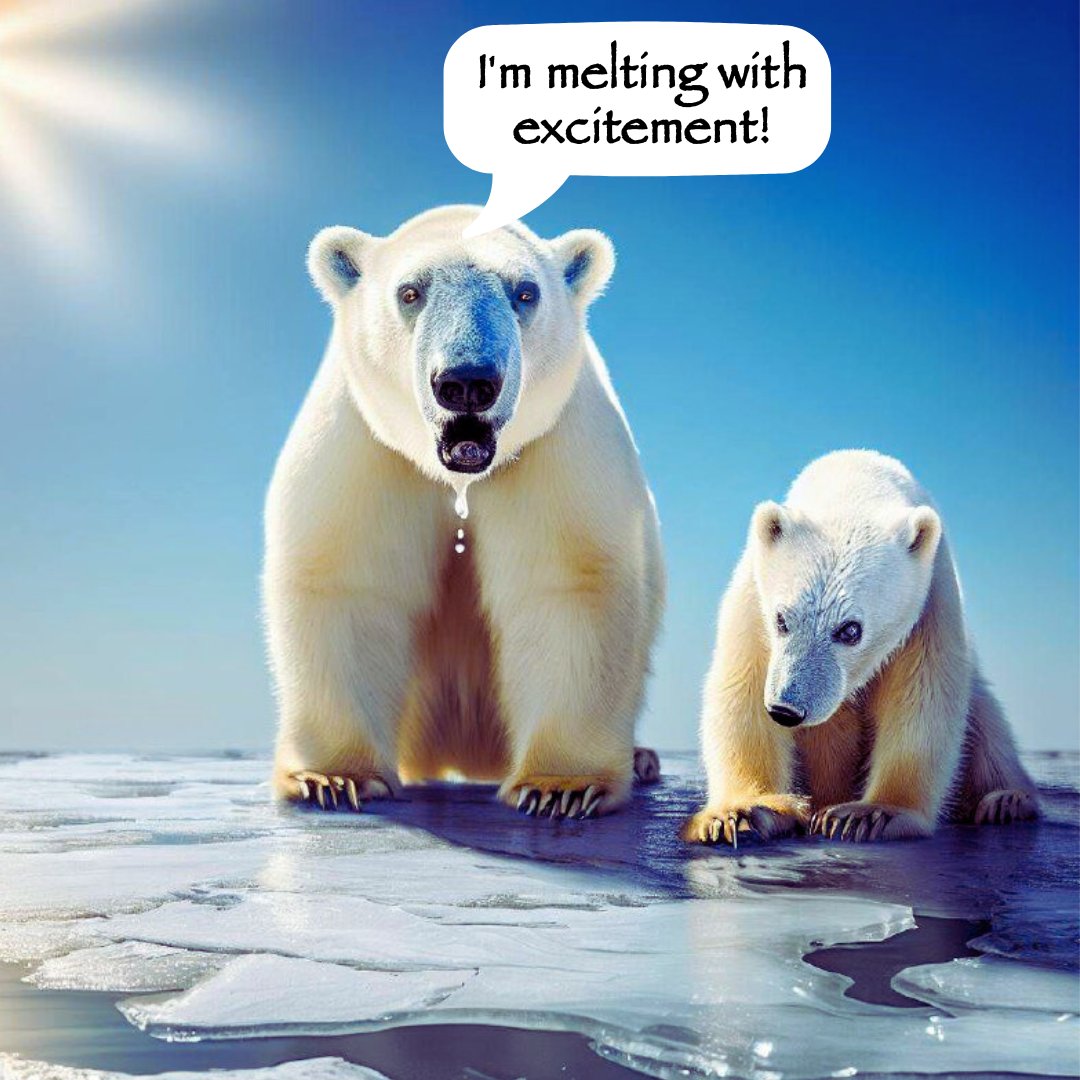 pookieandtushka's tweet photo. What did the polar bear say to his friend on a hot day?
"I'm melting with excitement!"

Get a copy: https://t.co/KpdWKCJ4vG

#MusicAdventure #ChildrensBooks #Icelands
#joketime #pookieandtushka #childrensbook #childrensbooks #illustration #kidsbooks #picturebook #bookstagram #kidlit #childrensbookillustration #kidsbook #picturebooks #books #reading