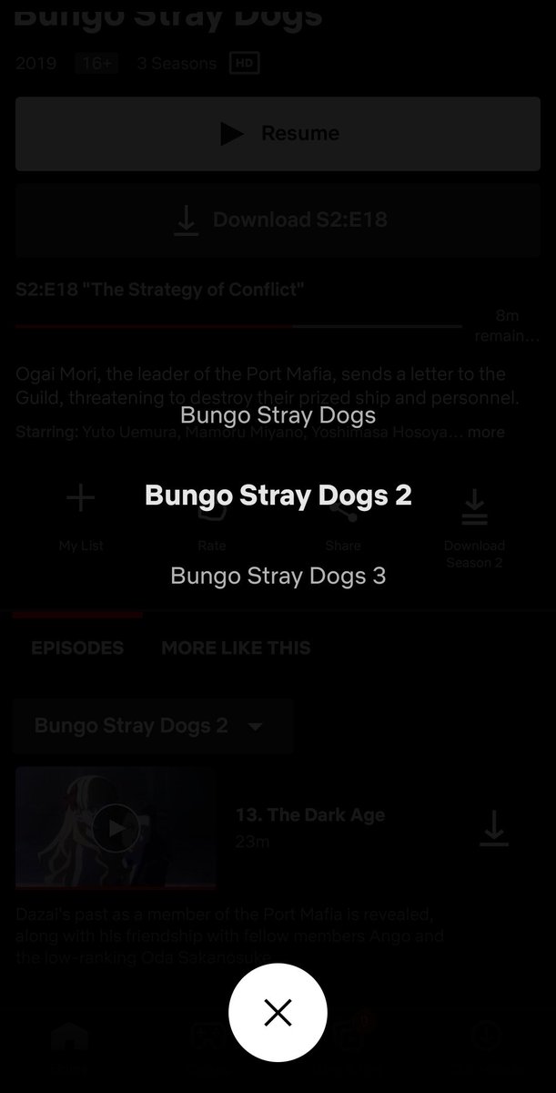 knkddpp's tweet photo. Dear @NetflixMY when will Bungo Stray Dogs season 4 and season 5 coming back to Netflix https://t.co/hSnurp61YX