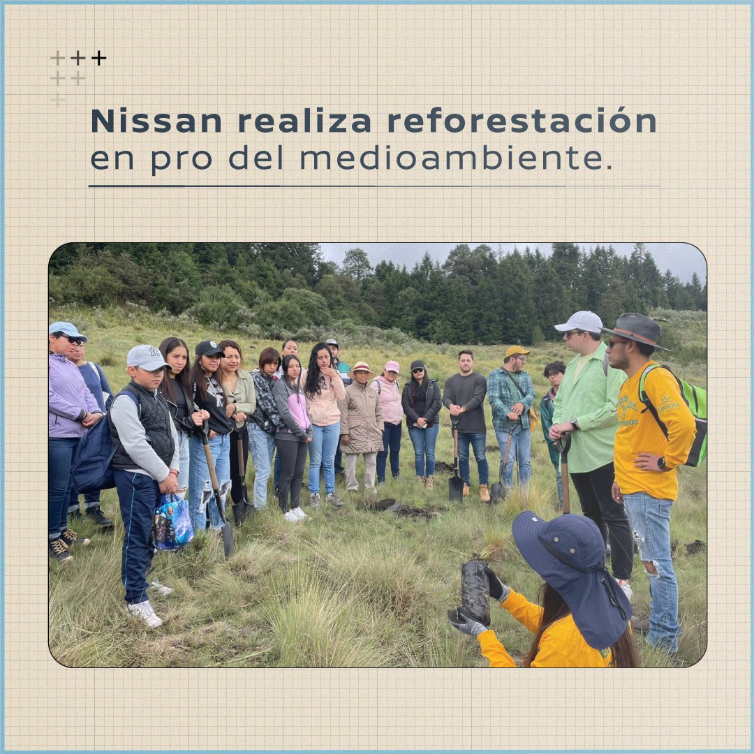 ¡Amigos! 🌳 🌎 En #Nissan tenemos actividades de reforestación para preservar nuestro hermoso planeta. 💚💨 Cada árbol plantado es un latido más fuerte por la madre naturaleza.
Da clic aquí y conoce más 👇

bit.ly/3OUIhcS

#EstoEsNissan #NissanInsiders