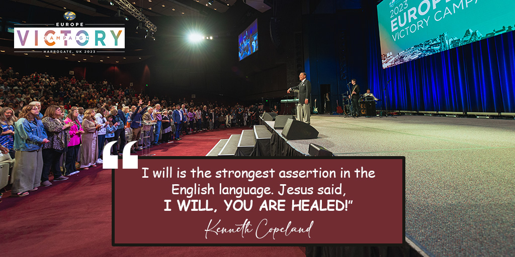 Make this declaration: “Today is my receiving day. I am supposed to be healed today. I’m supposed to stay healed.”

Watch 'Healing Belongs to You!' in its entirety from the 2023 Europe Victory Campaign here kcm.org.uk/on-demand/heal…

#KCMEvent #EVC2023