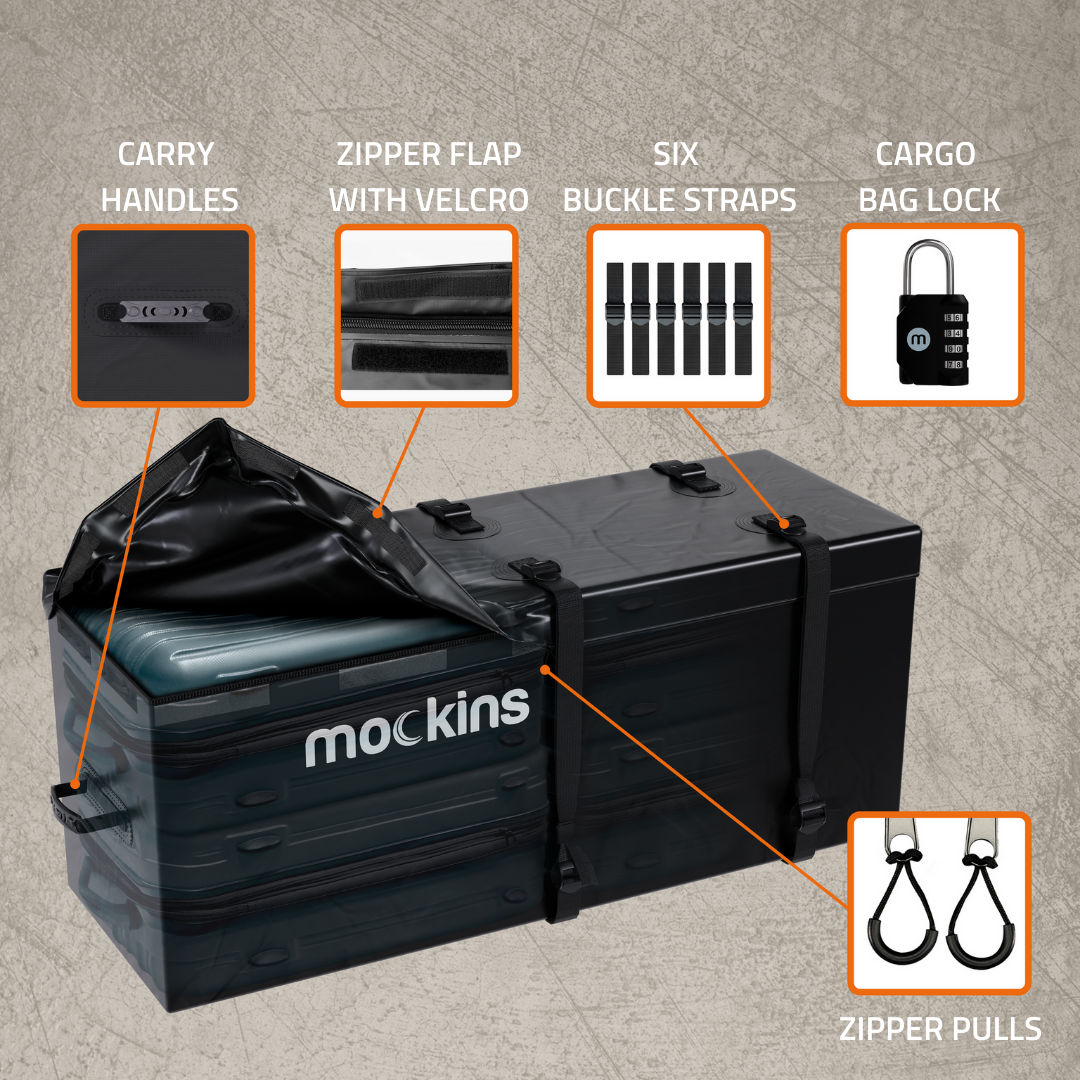 MockinsAuto's tweet image. Sleek, waterproof, and built to last. Travel with confidence knowing your belongings are safe in our  cargo bags. 🎒🏕️🔒

#mockins #cargobag #carrymoregear #travelessentials #adventureawaits #offroad #storagehacks #wanderlust