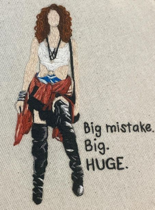 LondonEmbSchool's tweet photo. โIโm gonna treat you so nice, youโre never gonna let me go.โ - Julia Roberts
We hope this embroidery we will give you all the sass and attitude you need for this week.
IG: im_hanging_by_a_thread
#Juliaroberts #embroidery #prettywoman #craft #mistake #artwork #iconicline https://t.co/u9hX1BIq7h