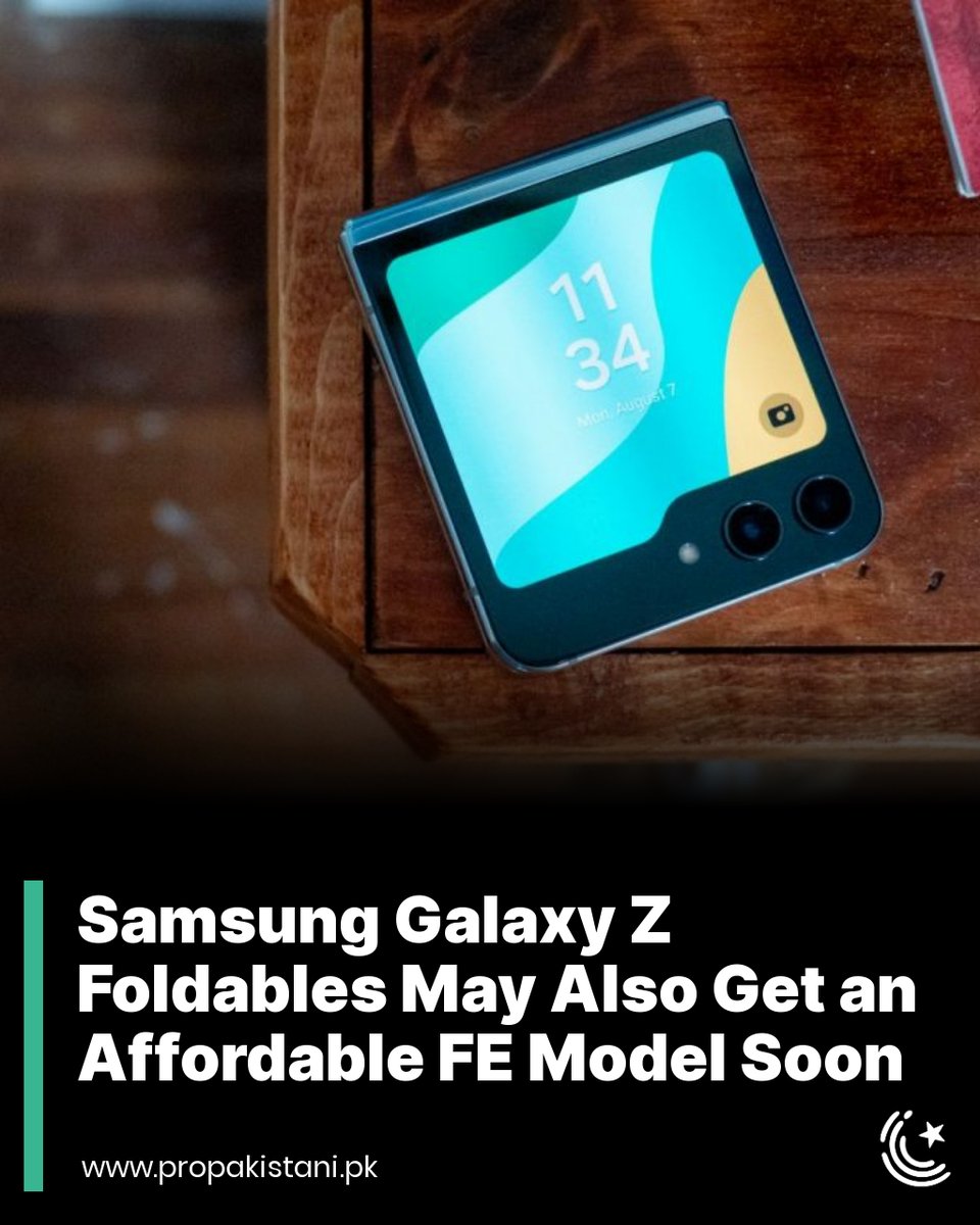 ProPakistaniPK's tweet photo. How fast can you say "affordable foldable" multiple times?
Read More: https://t.co/n2UuspDqnW
#Samsung #GalaxyFE #ZFold https://t.co/7recTcCSE1