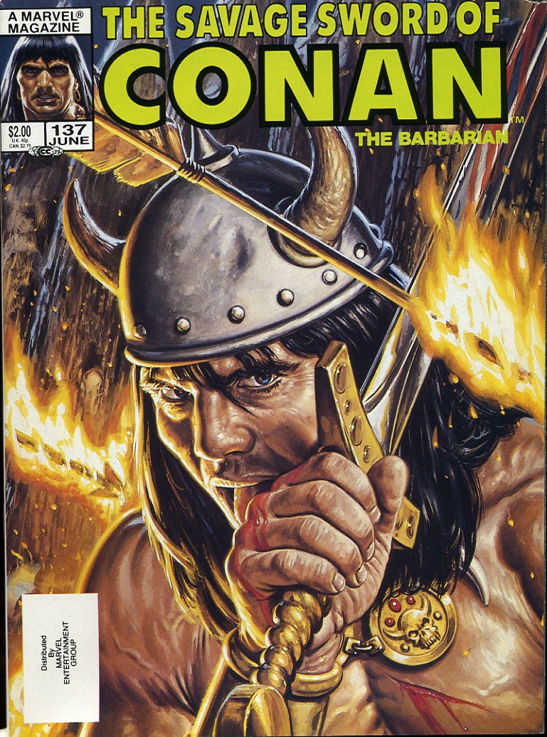 Lunes Salvajes 🗡️🔰🛡️🔥⚔️🔥🔥🔥🛡️🗡️🔰🔥🔥🔥

Bob Larkin, Savage Sword Of Conan #137. 

#BobLarkin #Savageswordofconan