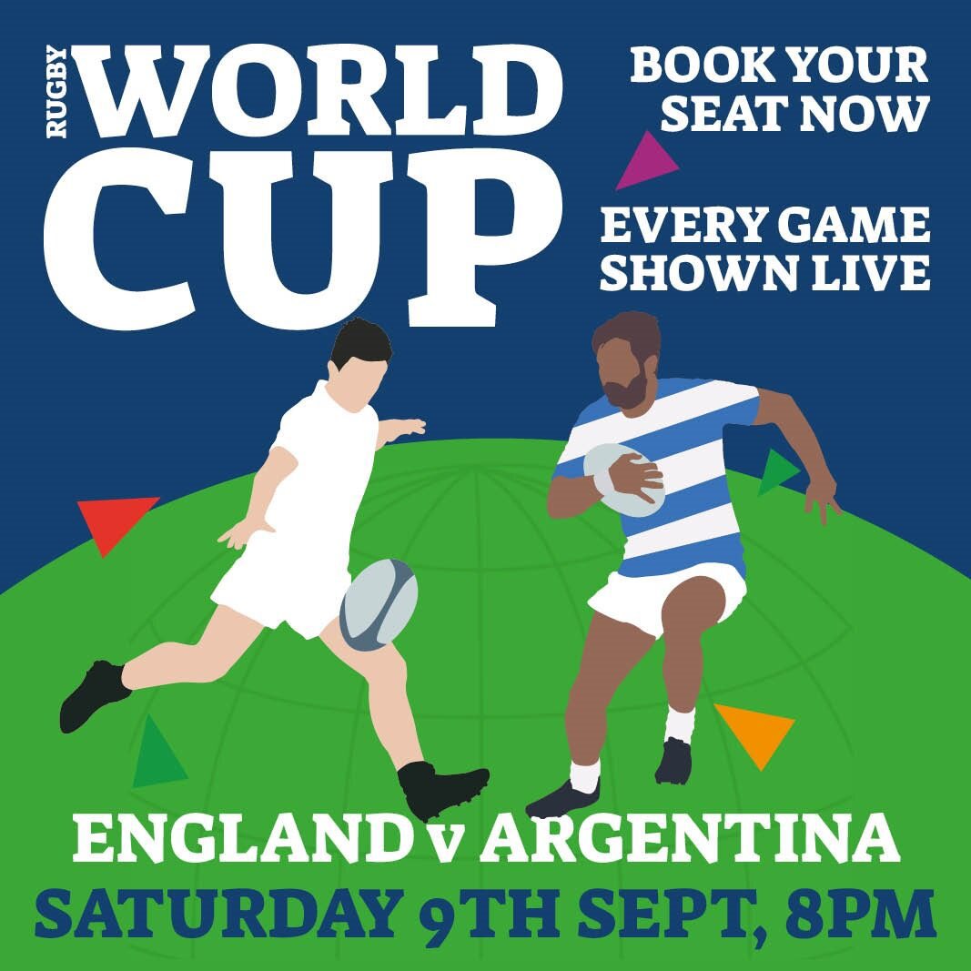 KingHarryPub's tweet photo. Join us from the 8th September for every second of the action of the Rugby World Cup 2023. With 4 screens in different areas of the pub it’s certain to be a great atmosphere to watch your team! Book your table now! https://t.co/TolLlGSKjf 🏉 https://t.co/Euh7fMRsYE