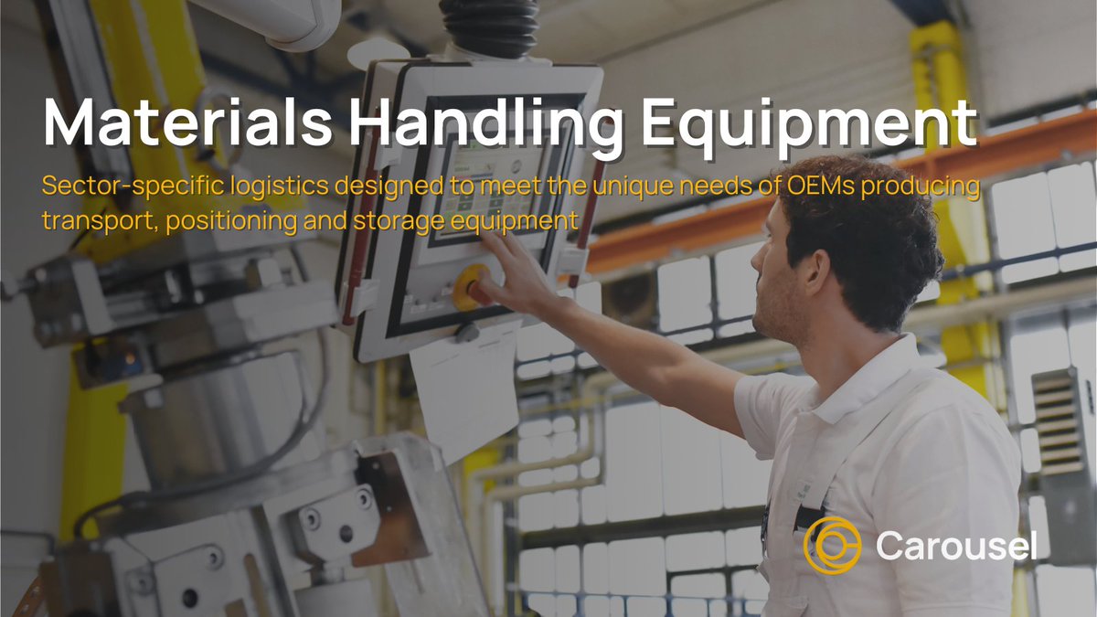 🚀Elevate your Materials Handling Equipment (#MHE) logistics with a partner that understands your industry needs.
We offer:

⚙️ By-night distribution
⚙️ Flexible #finalmile options
⚙️ Customs brokerage

Learn more here: hubs.li/Q01_BHQW0
#timecriticallogistics #spareparts