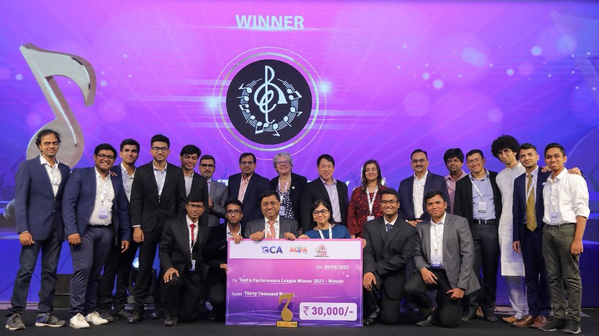 SSSIHL's tweet photo. @SSSIHL #Actuarial #DataScience team presented @ Global Conference of Actuaries, New Delhi, held on 4-6 Mar 2023. The teamβs brass band #RhythmicEnergy also won the 1st Prize (30K INR) for their soulful performance in the cultural segment.
View report: https://t.co/8aox4Zmq9V https://t.co/6k25Se6s2E