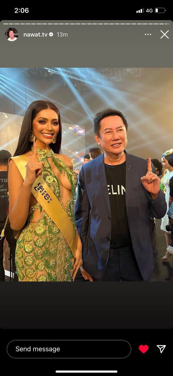 LyvaGi1's tweet photo. Thank you 🙏 boss for love her 🥰 @NawatTv 
#koyanna 
#missgrandcambodai https://t.co/99ADulX7nD
