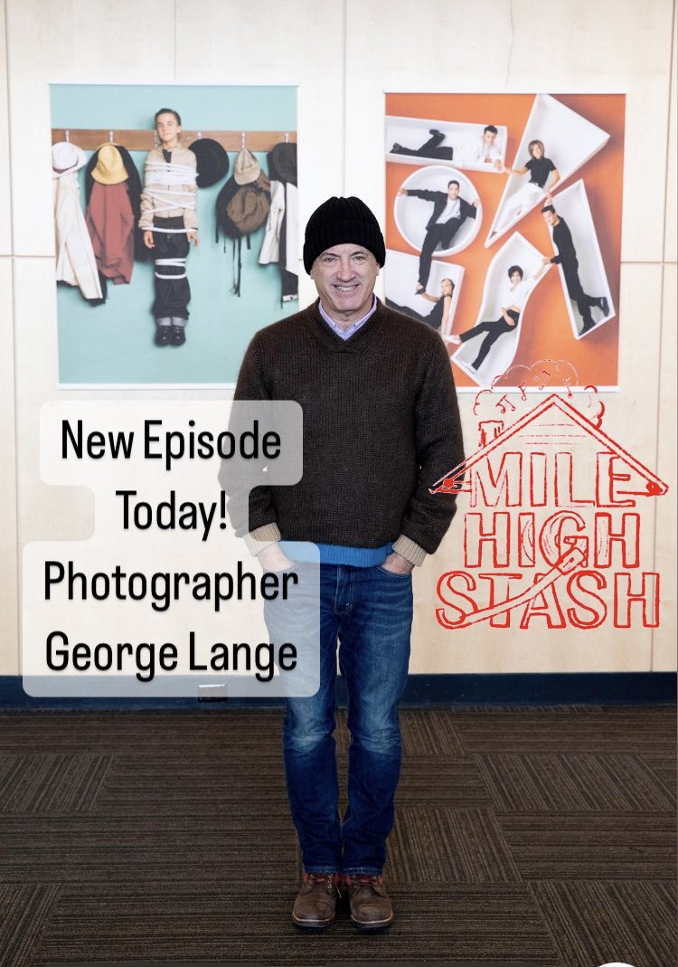 This week’s @MileHighStash is up, and it features photographer George Lange. Listen at TinyUrl.com/MileHighStashP… or wherever you get your podcasts. @LangeStudio #Photography #Podcast #GeorgeLange