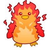 o__oru's tweet photo. ファイヤーペンギンが出現!
超可愛いペンギンをもっと引っ越しさせよう！ https://t.co/Z5GvSm9xU5