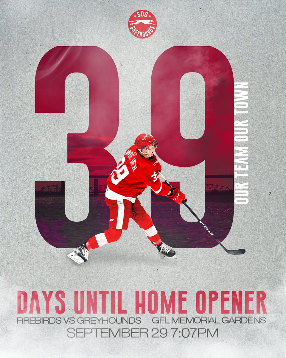 That much closer

39 days until season opener
#OurTeamOurTown