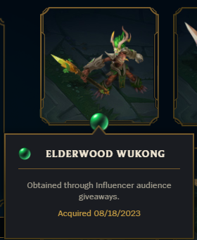 janelleyacee's tweet photo. ⭐️ Elderwood Wukong + Special Chroma GIVEAWAY  ⭐️

✅ Follow me @janelleyacee 
✅ Like and RT this post!

Giving away 5 of these codes here on twitter! I'll be drawing the winners on September 1 ✨ #LeaguePartner https://t.co/4b3SpetEfp
