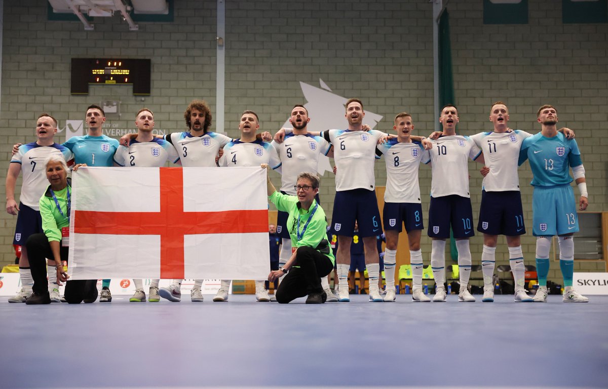 England's tweet photo. Wishing all the very best to our England Partially Sighted team, who take on Japan later today for a place in the @IBSAGames2023 final! 👊

The game will be streamed live from 5.30pm: https://t.co/yzj7AriWcL https://t.co/0PLf1lZkOj