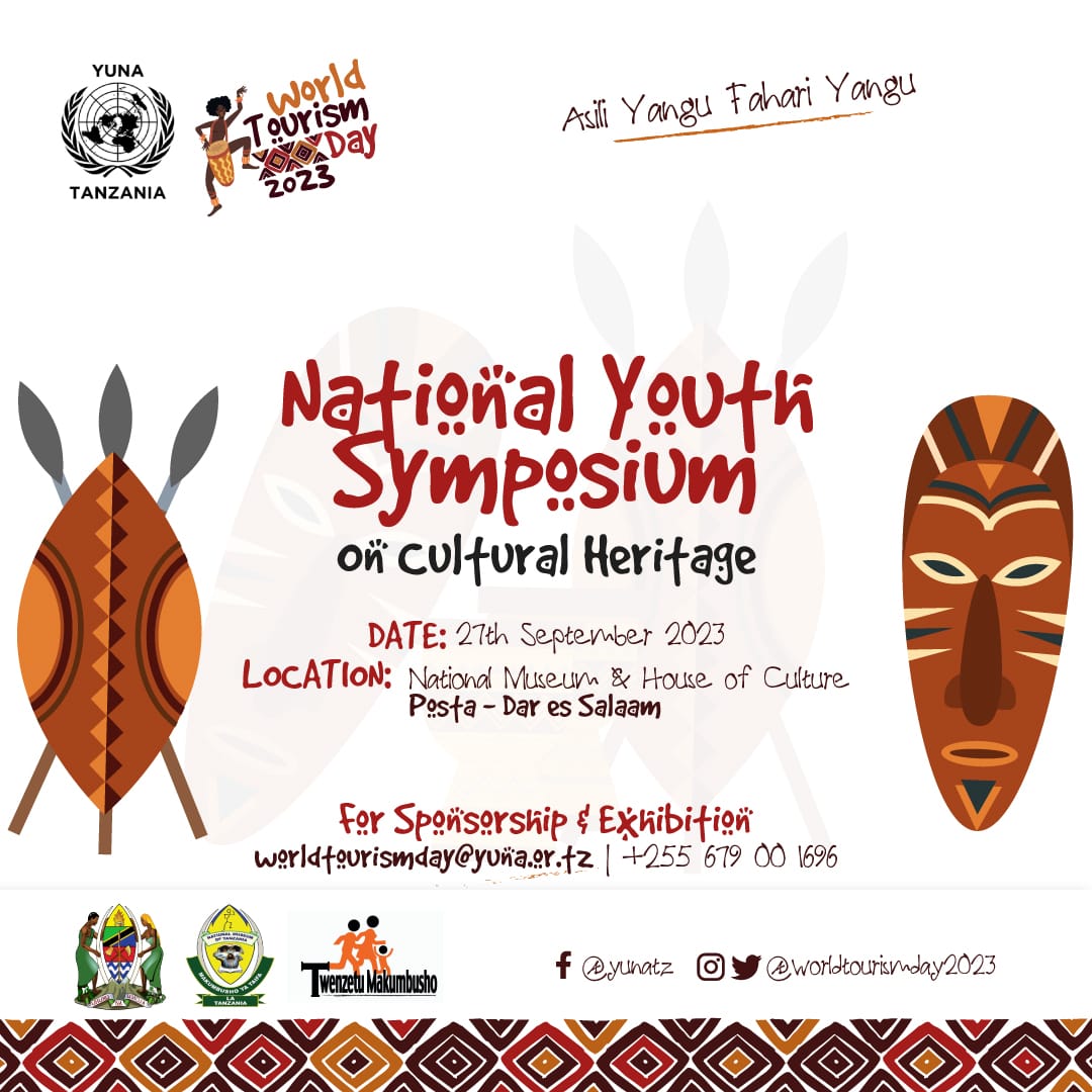 YunaWTD's tweet photo. The National Youth Symposium on cultural heritage is just around the corner🥳 , and there's so much goodness in store. Join us at the National Museum and House as we commemorate #wtd23 

APPLY THROUGH 👇
https://t.co/1DdXfr2zG3

#asiliyangufahariyangu
#wtd23
#twenzetumakumbusho https://t.co/lGSTFhwmz3