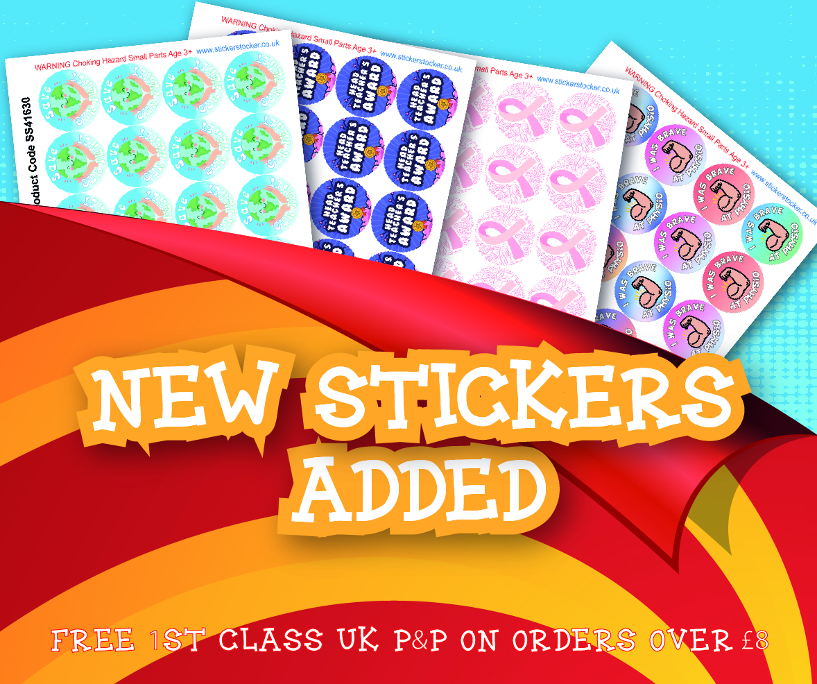 ✨ NEW THIS WEEK ✨ 

🌞 Save Our Planet Stickers
🌞 Head Teacher Award Stickers
🌞 Breast Cancer Awareness Stickers
🌞 I Was Brave At Physio Stickers

#rewardstickers #stickershop #stickerrewards #stickerlove #Rewards #RewardSystem #stickeraddiction #stickerfun