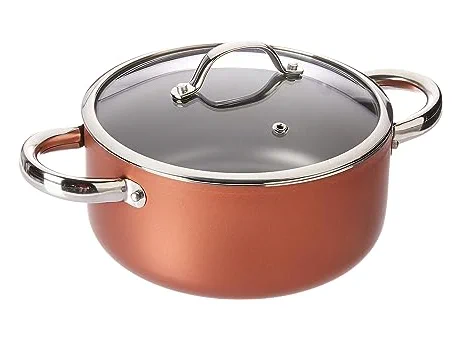 Caçarola Com Tampa Curry, 20 cm, Cobre, Brinox