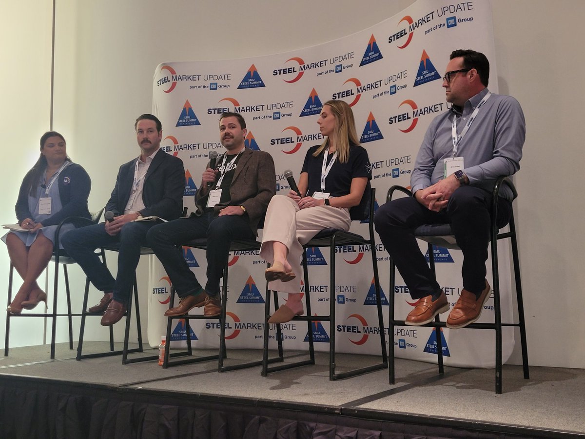 SMU's 2023 Steel Summit just kicked off with the NexGen Metals Community panel discussing hiring and retaining talent in the steel industry. #SMUsteel
