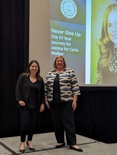 TarrantCountyDA's tweet photo. Tarrant County prosecutors Hilary Wright, Kim D’Avignon, and Emily Dixon recently spoke at the 35th Annual Crimes Against Children Conference in Dallas. We are proud of our prosecutors taking leading roles in educating others about our criminal justice system. https://t.co/5YkGoA9F44