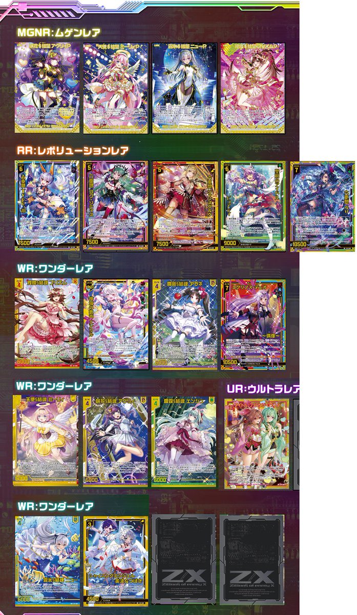IvanDoronin's tweet photo. 100 packs result 
overall
1 UR
9 RR (4 dupes)
10 ALT WR (4 dupes)
6 ALT MUGEN R ( 2 dupes)

Pretty good result over all
 #ZXカードガチャ https://t.co/Uc3Yp9waO6