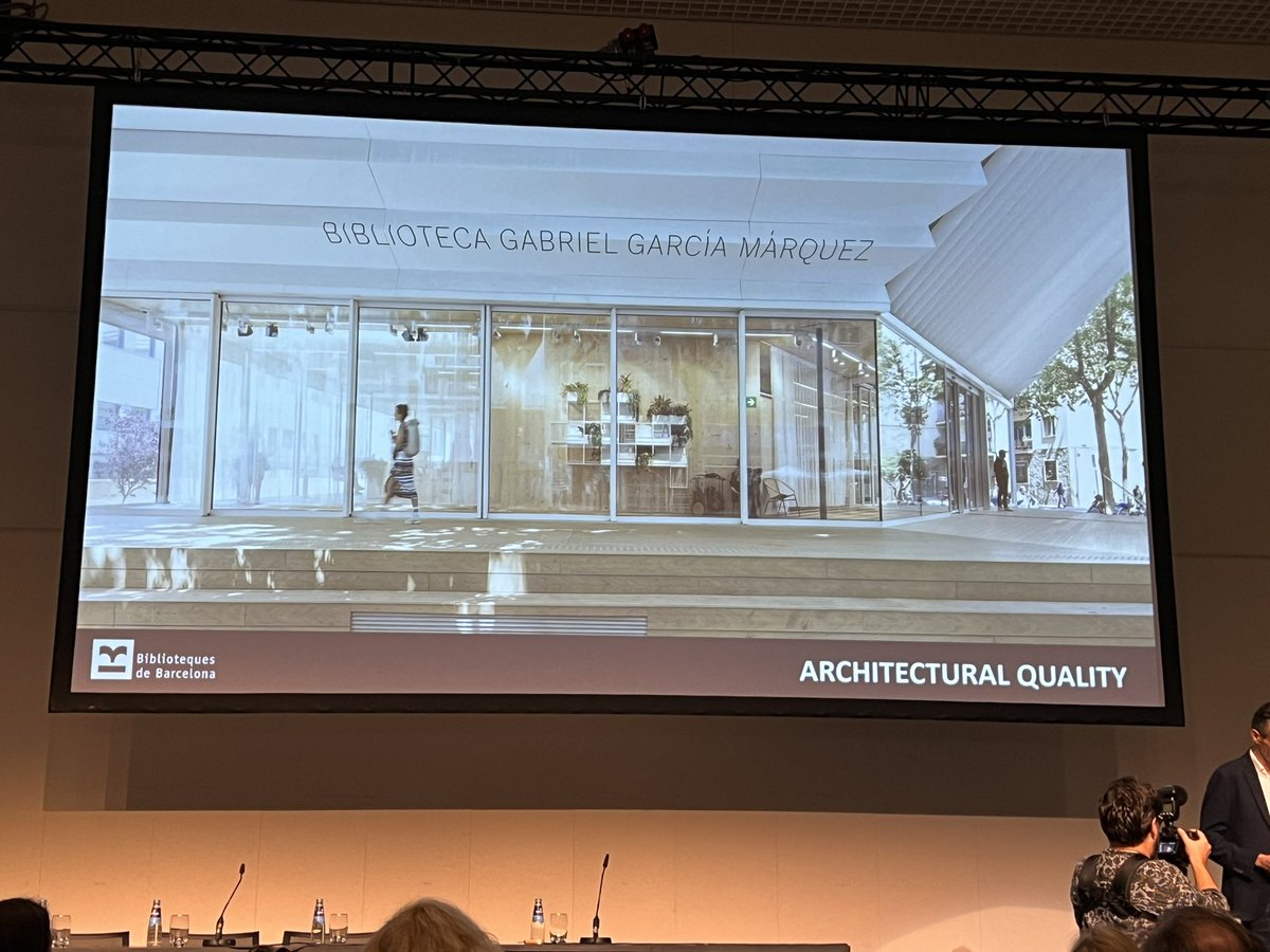 LesneskiTraci's tweet image. #PLOTY 4th nominee: Barcelona Public Library’s Biblioteca Gabriel García Márquez #iflabuild2023