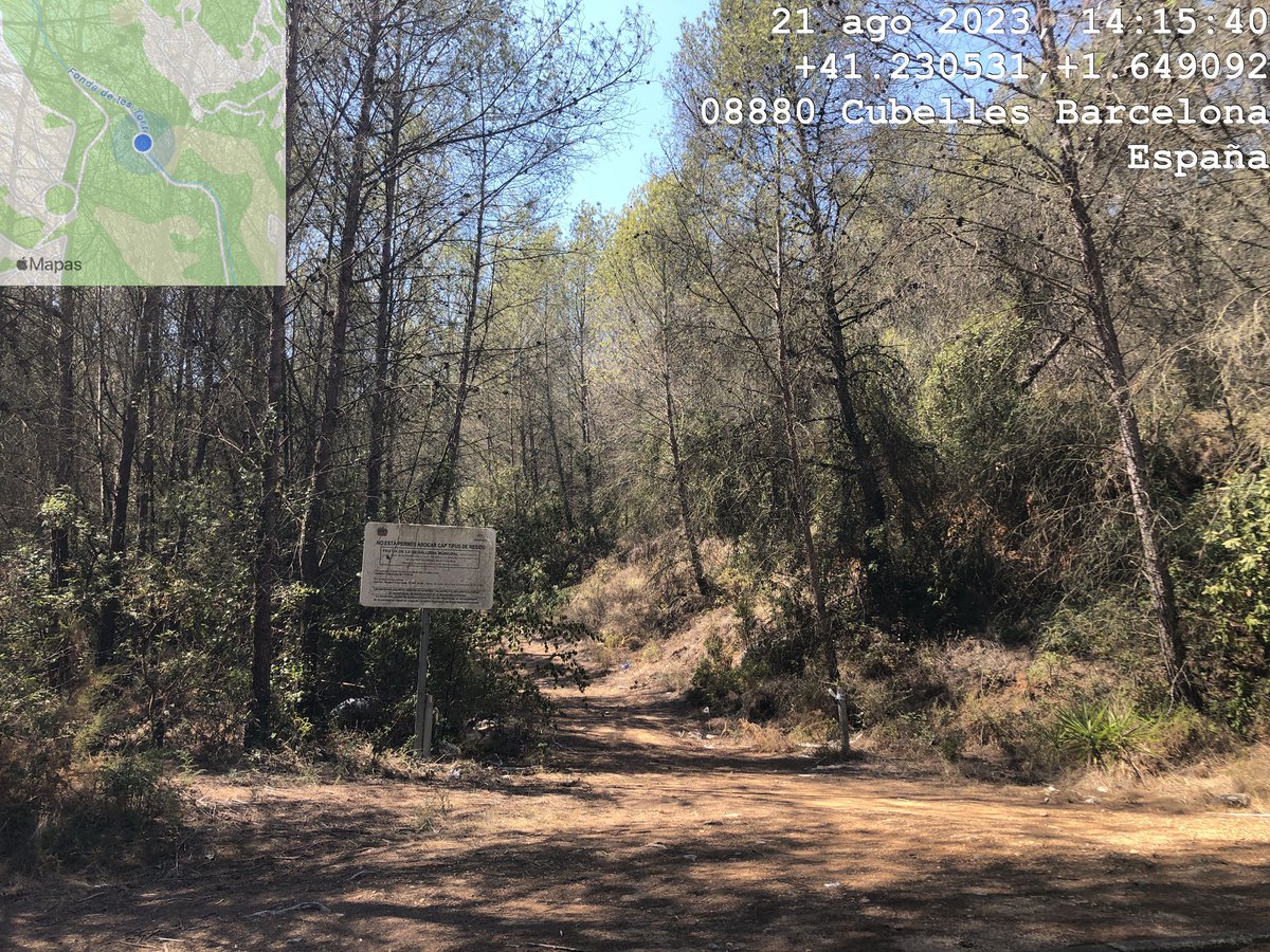 Framaurus's tweet photo. #cubelles #ajcubelles colinda con zona forestal con accesos restringidos, por nivel 3 por riesgo de incendio, pero mantiene los accesos abiertos. esto es lo mucho que importa a #ajcubelles el medio ambiente. #agentsruralscat #noticiesCB #eixdiari  #accioclimatica #agricultura_cat https://t.co/TGJ7TQaUVd