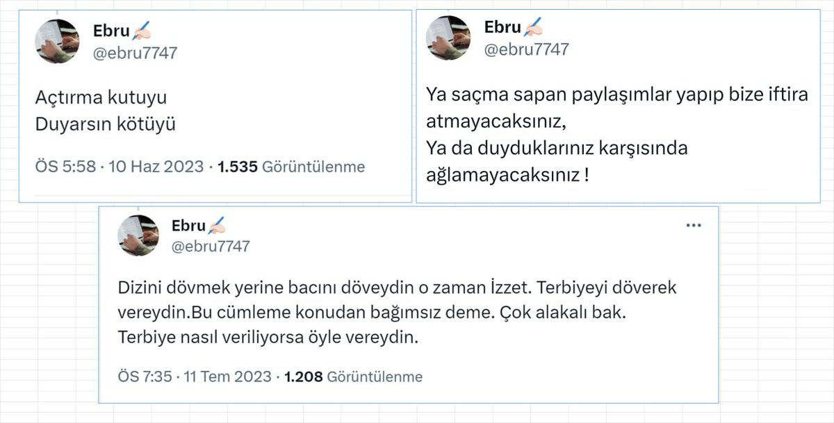 ✋Kıymetli kardeşlerim,
bugüne kadar fitnecilerin gerçek yüzlerini, rezilliklerini tüm şeffaflığıyla gözler önüne serdim. Gayet medenice konuştum, bundan sonra da öyle olacak.

O kadar çirkefleşmelerine rağmen seviyelerine inmedim. Peki onlar ne yaptılar? ++